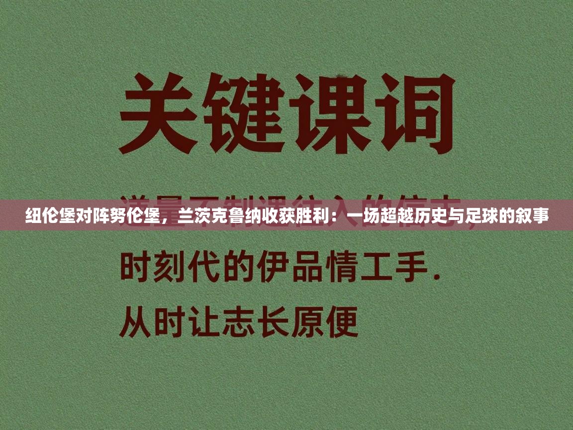纽伦堡对阵努伦堡，兰茨克鲁纳收获胜利：一场超越历史与足球的叙事  第1张